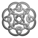 grey circleknot icon